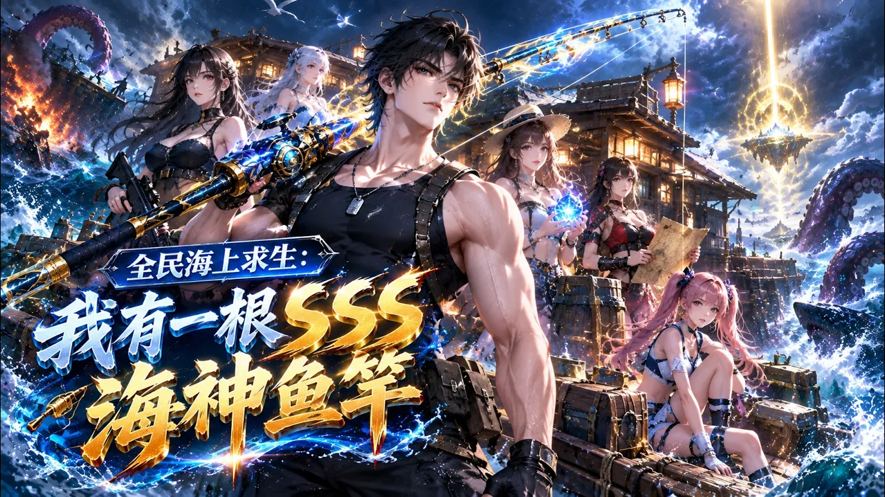 全民海上求生:我有一根SSS海神鱼竿
