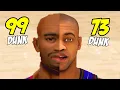 Poster With Vince Carter In Every NBA 2K