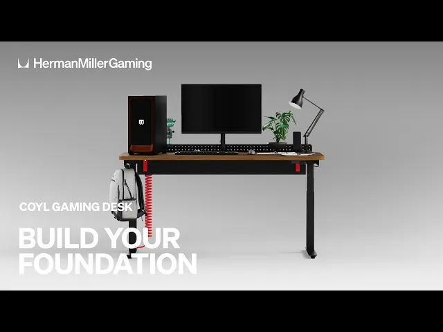 Introducing Coyl, Herman Miller Gaming's First-ever Sit-to-Stand Desk