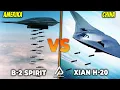 Lebih Canggih Buatan Amerika Atau China? Adu Kekuatan \u0026 Kecanggihan Pesawat Xian H 20 VS B 2 Spirit