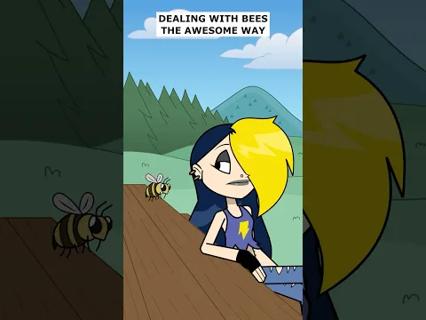 Dealing with Bees the Awesome Way #animation