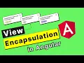 View Encapsulation in Angular Angular Tutorial in Hindi 2023
