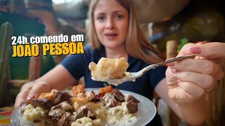 24 horas comendo as MELHORES comidas de JOÃO PESSOA na Paraíba