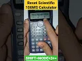 Download Lagu How to reset 100MS scientific calculator | Reset scientific 100ms calculator