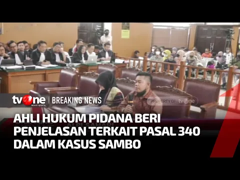 Pemaparan Ahli Hukum Pidana soal Pembunuhan Berencana