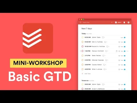 Todoist + GTD: Basic Guide