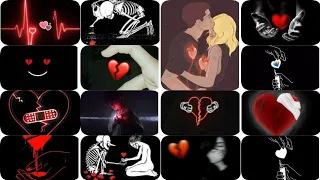Black Heart Dp Broken heart Black dpz Broken heart dps with black background