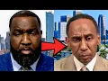 Kendrick Perkins CHECKS Stephen A Embarrassed Him LIVE On ESPN First Take Over Wemby Ejection Foul