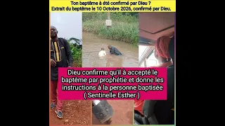 Dieu Agrée et Confirme son BAPTÊME PAR IMMERSION / Église LPJC