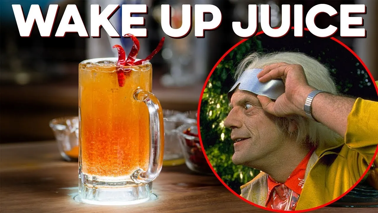 Destroying my insides with Wakeup Juice from Back to the Future Part Three | How to Drink