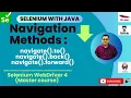 Session 17 Master Selenium - Java Easy Navigation methods in Selenium WebDriver