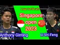 Download Lagu Anthony Sinisuka Ginting(INA)  vs  Li Shi Feng(CHN) | Cầu lông Singapore open 2023