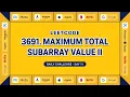 Leetcode 3691 Maximum Total Subarray Value II