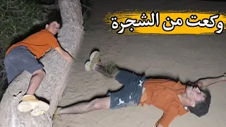 ليلة كاملة في اخطر غابات العراق بمحافظة دهوك صعدت فوك اعلة شجرة وكعت