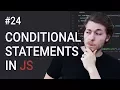 24 Conditional statements in JavaScript - Learn JavaScript front-end programming