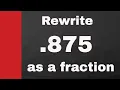 875 as a fraction