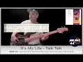 Download Lagu It's My Life  - Talk Talk - bass cover with tabs and Pdf for free