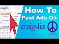 How to Post Ads on Craigslist 100 FOR FREE