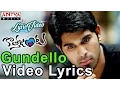 Download Lagu Gundello Video Song With Lyrics II Kotha Janta II Allu Sirish, Regina Cassandra || J.B