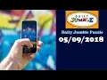 Daily Jumble Puzzle September 5 2018