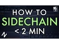 How to Sidechain in Under 2 Minutes Sidechain Compression Tutorial Logic X