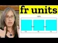 FR Units in CSS Grid Flexibility