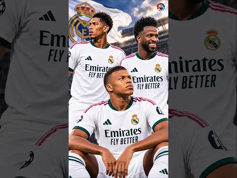 Real Madrid🤍💚🩷#realmadrid👑 #rmcity #mbappe🐢#judebellingham🙌🏽  #Vinicius🕺🏿 #halamadrid
