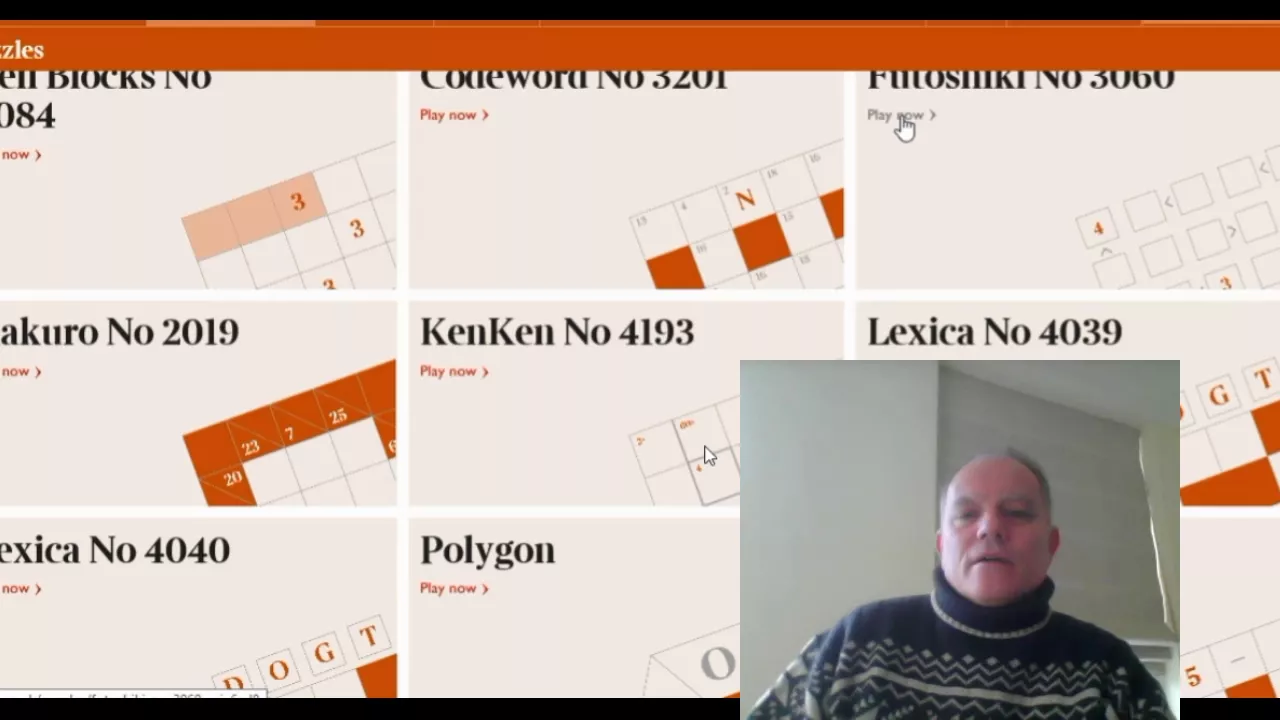 Solving the Times puzzles (not crosswords or sudoku!)