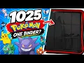 The Ultimate Binder with 1025 Pokemon