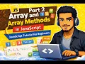 JavaScript Array Method splice slice concat sort reverse Explained JS Tutorial for Beginners