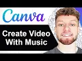 How To Create a in Canva With Music Step By Step