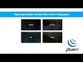 Lightweight Simple YouTube Player Demo Using jQuery