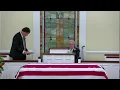 Funeral Service For Clarence Bowman
