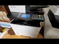 Quick demo of the color laser printer copier scanner fax