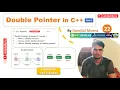 CPPB22 Double Pointer or Pointer to Pointer in C How to allocate memory to double pointer Usage
