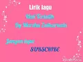 Download Lagu Lirik lagu hati terlatih by Marsha Zulkarnain [ Unofficial video]