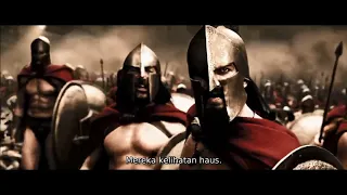 300 spartan war scene klip film sub indo