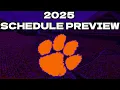 Clemson Football 2025 Schedule Early Projected Record