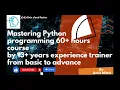 Mastering Python A Comprehensive Guide to Programming Web Development Data Science PART 3