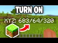 How To Turn On Coordinates In Minecraft Java - Tutorial