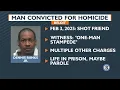 Beloit man convicted for homicide