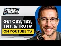 How to Get CBS TBS TNT truTV on YouTube TV March Madness 2026
