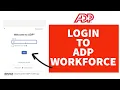 How to Login ADP Workforce Sign-In ADP Workforce