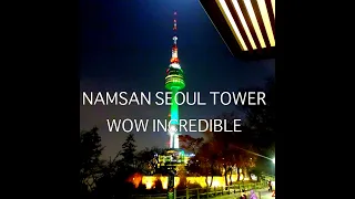 Download Melihat landscape kota Seoul di malam hari dari Namsan Seoul Tower MP3