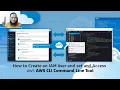 How to create IAM user and access AWS CLI command line tool