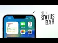 How to Hide Status Bar on iPhone tutorial