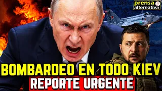 ÚLTIMA HORA: Ofensiva rusa a gran escala en Kiev! Zelenski en un búnker! Putin está furioso!