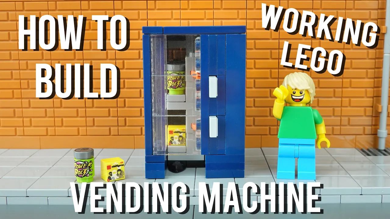 How to make a mini lego vending machine that works and takes real money - easy tutorial If you enjoy. 