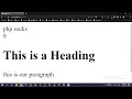 PHP for Beginners - LESSON 3 Basic Syntax and First Steps