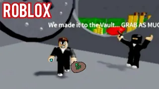 robbing a bank in roblox rob a bank obby 